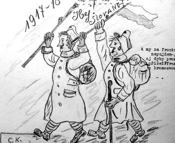 A následující pěsnička hned po osvobození projevovala radost nad tím, že na Piavě skončila ofenzíva, při níž upadly celé divize rakouské armády do zajetí a zbytky bezhlavě prchaly do vnitrozemí a v