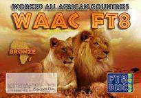 FT8 WAAA Award Manager DM2RM diplomy Worked-All-Australia-Award to amatérským radiostanicím z celého světa.