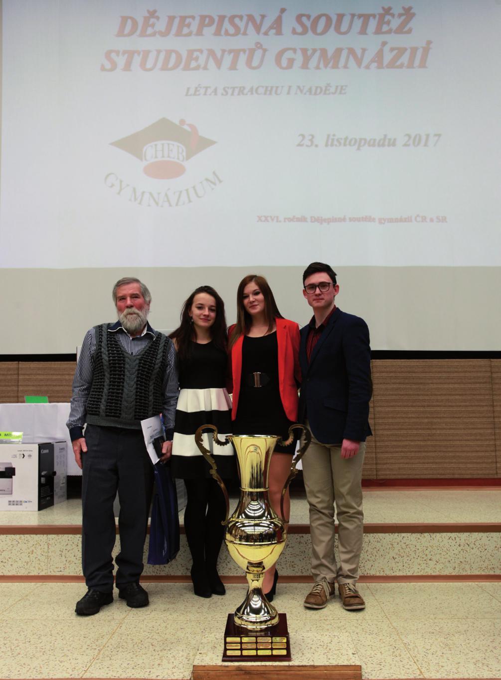 Oznámení vítěze soutěže bylo pro tým studentů z Gymnázia Klobouky u Brna signálem k vypuknutí