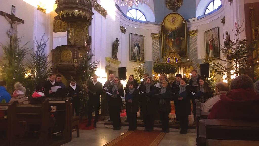 ZE ŽIVOTA OBCE A SPOLKŮ TŘÍKRÁLOVÝ KONCERT Za mrazivého lednového odpoledne 8.1.2017 se v místním kostele svatého Petra a Pavla uskutečnil koncert vánočních písní.
