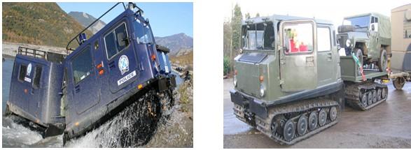 Příloha A Jednotlivá provedení transportéru Häglunds BV 206 (BV 206 S) Obr.