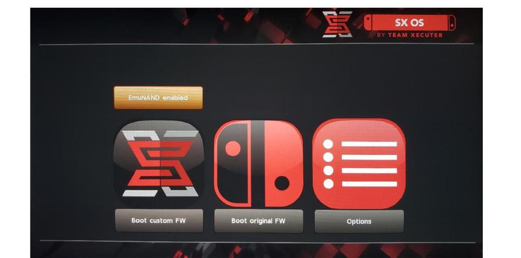 Instalace EmuNAND Funkce EmuNAND Vám umožní spustit virtuální kopii operačního systému Switche, díky čemuž lze jakkoliv modifikovat systém bezpečně a bez rizika bricku.