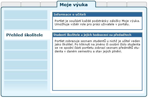 4.7 Přehled školitele WWW: tato položka se naplňuje při přebrání záznamu z číselníku, pokud je záznam v knihovně (při zadávání nového titulu do číselníku lze vyhledat titul v knihovně pomocí tlačítek