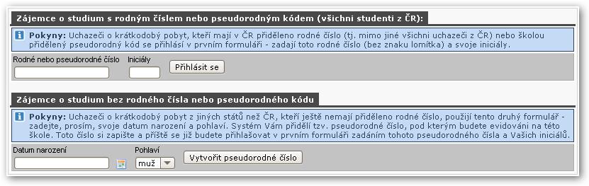 8.2.2 Práce s aplikací 8.2.2.1 Výběr školy Student se právě rozhodl, že by rád na naši školu přijel na krátkodobý pobyt prostřednictvím ECTS. Předpokládejme nyní, že se jedná o zahraničního studenta.