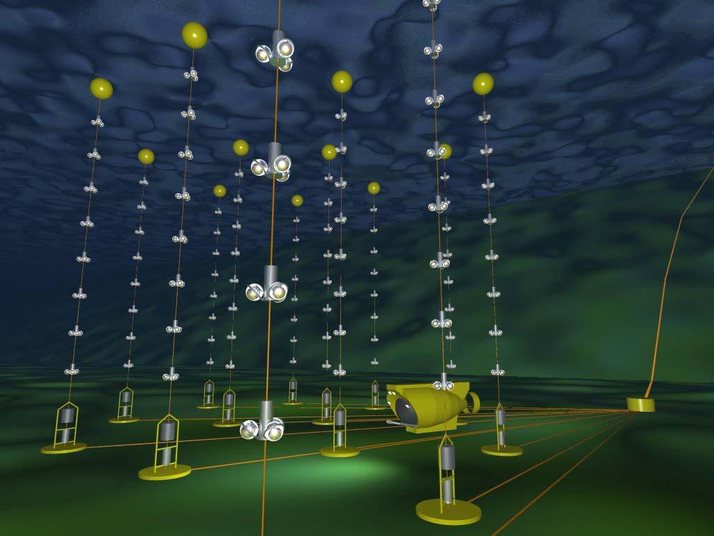 ANTARES-neutrino teleskop 40 km