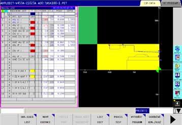 4 Z100 N0106 X100 : Tvorba ISO programu Po zadání geometrického tvaru výrobku jsou automaticky navrženy jednotlivé procesy obrábění (technologický postup) a je vygenerován ISO program, který lze