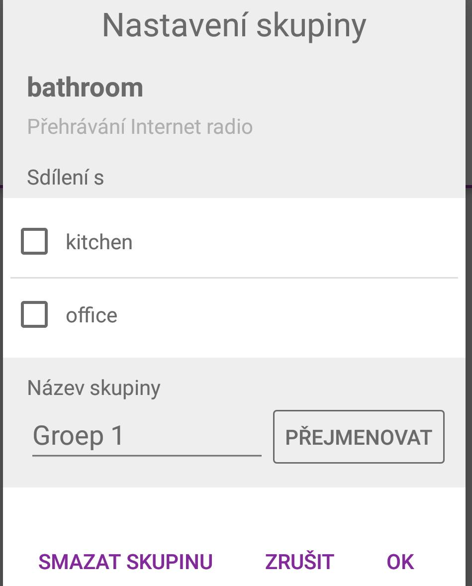 Otevře se okno, ve kterém jsou zobrazena všechna kompatibilní zařízení v síti.