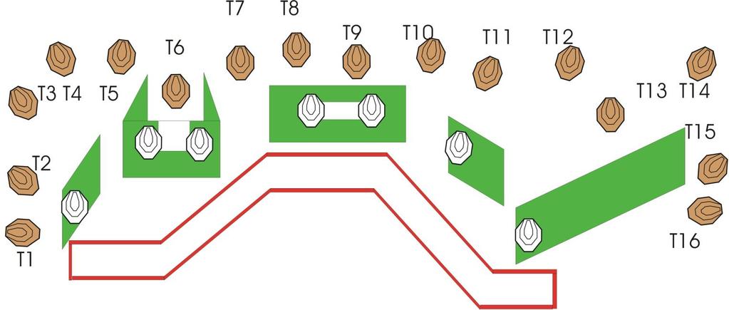 STAGE 9 16 x IPSC Min. počet ran: 32 Max. počet bodů: 160 Startovní pozice: Střelec stojí ve vymezeném prostoru Procedura: Po zvukovém signálu řeší volným stylem.