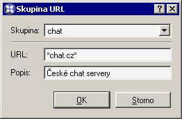 Kapitola 8 Definice Správce WinRoute může tuto skupinu použít, případně upravit dle vlastního uvážení.