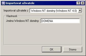 Kapitola 9 Uživatelské účty a skupiny Import uživatelských účtů Uživatelské účty mohou být nejen ručně definovány, ale mohou být také načteny z jiných zdrojů.