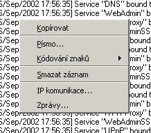 12.4 Záznamy 12.4 Záznamy Záznamy jsou soubory uchovávající zprávy o vybraných událostech, k nimž ve WinRoute došlo, nebo které WinRoute zachytil.