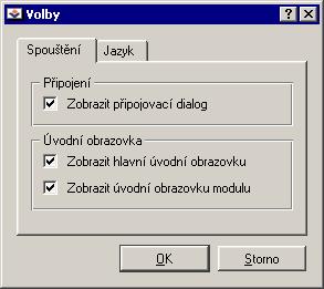 Kapitola 3 Administrační program Zobrazit připojovací dialog Automatické otevření přihlašovacího dialogu při každém spuštění Kerio Administration Console (jako po stisknutí