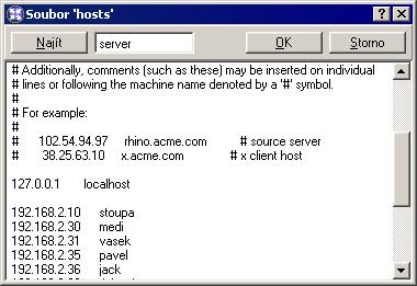 4.2 DNS forwarder tabulku adres přidělených DHCP serverem jsou-li počítače v lokální síti konfigurovány pomocí DHCP serveru ve WinRoute (viz kapitola 4.