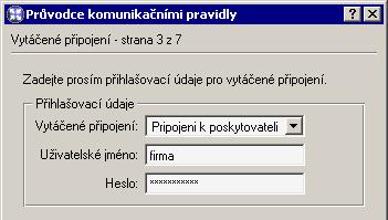 Krok 4 omezení přístupu na Internet Zvolte, k jakým službám v Internetu budou uživatelé z lokální sítě smět přistupovat: Povolit přístup ke všem službám Přístup z lokální sítě do Internetu nebude