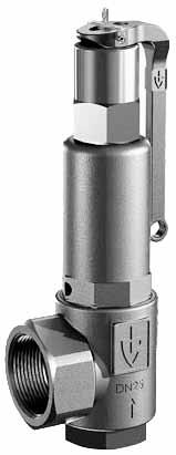 Po volbě rozsahu pracovních tlaků ventilu je nutné stanovit požadovanou velikost pojistného tlaku.