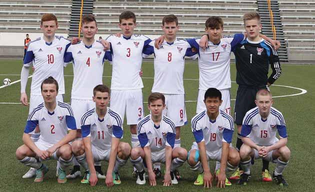 U17-landsliðið, dreingir Føroyska U17-landsliðið við dreingjum tók lut í trimum kappingum í 2015. Í apríl var liðið við í UEFA Menningarkapping, sum bleiv spæld í Føroyum.