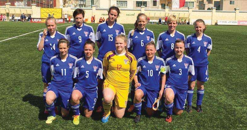 6. apríl 2015 / www.fsf.fo Føroyskur stórsigur ímóti Andorra A-landsliðið við kvinnum vann stórsigur í næsta dystinum í kappingini á Malta. Rannvá B.