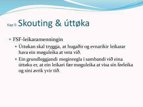 3b) Úttøka av