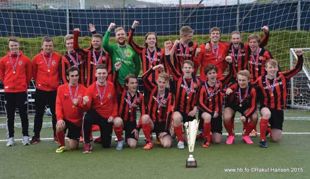 Vinnarar av 2. deild menn 2015: HB Tórshavn Vinnarar av 2. deild menn 2015: HB (liðið á seinasta dómaraseðilinum) Jens Ingolvur Holm, Ingmar Dam, Tóri Rasmussen, Rói av Fløtum, Hjalti K. Dam, Heri H.