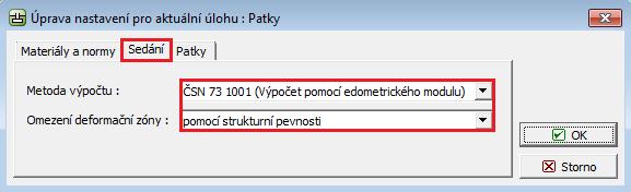 Řešení: K výpočtu této úlohy použijeme program GEO 5 Patky. Použijeme data z minulé úlohy, kde je většina vstupních informací již zadána.