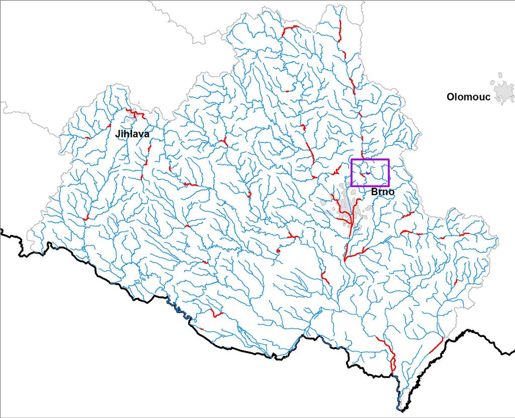 DOKUMENTACE OBLASTÍ S VÝZNAMNÝM POVODŇOVÝM RIZIKEM V OBLASTI POVODÍ MORAVY A V OBLASTI POVODÍ DYJE DÍLČÍ POVODÍ DYJE KŘTINSKÝ