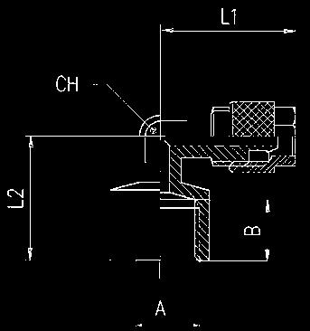 Kompresní šroubení 1120 Koleno kompresní šroubení x vnější závit Objednací číslo Hadička B L1 L2 CH Balení 1120 5/3-1/8 5/3 1/8 7.5 20.
