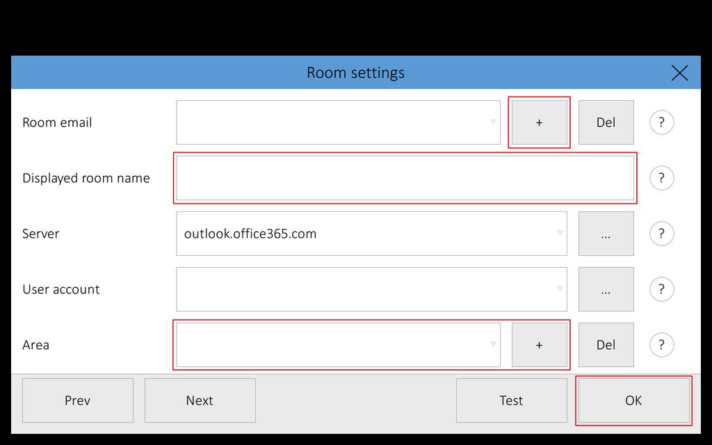 Průvodce nastavením Microsoft Office 365 Konfigurace panelů touchone Na následující obrazovce zadejte e-mail a heslo uživatelského účtu.