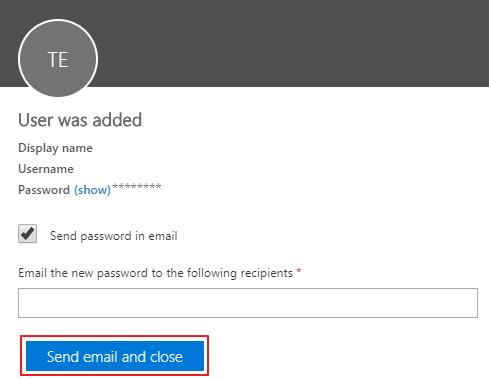 Poté potvrďte tlačítkem Add. touchone touchone cuesystem.com 5. Pokud byl uživatelský účet správně vytvořen, uvidíte následující obrazovku.