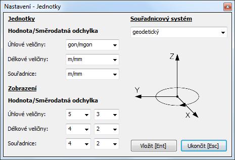 67 EasyNet, nastavení jednotek a kontroly veličin II.3.3 Nastavení kontroly hodnot měřených geodetických veličin Dialogové okno (pravá část Obr.