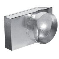 Kanál externího přívodu vzduchu přechod 90 150x50/125mm C Kanál externího