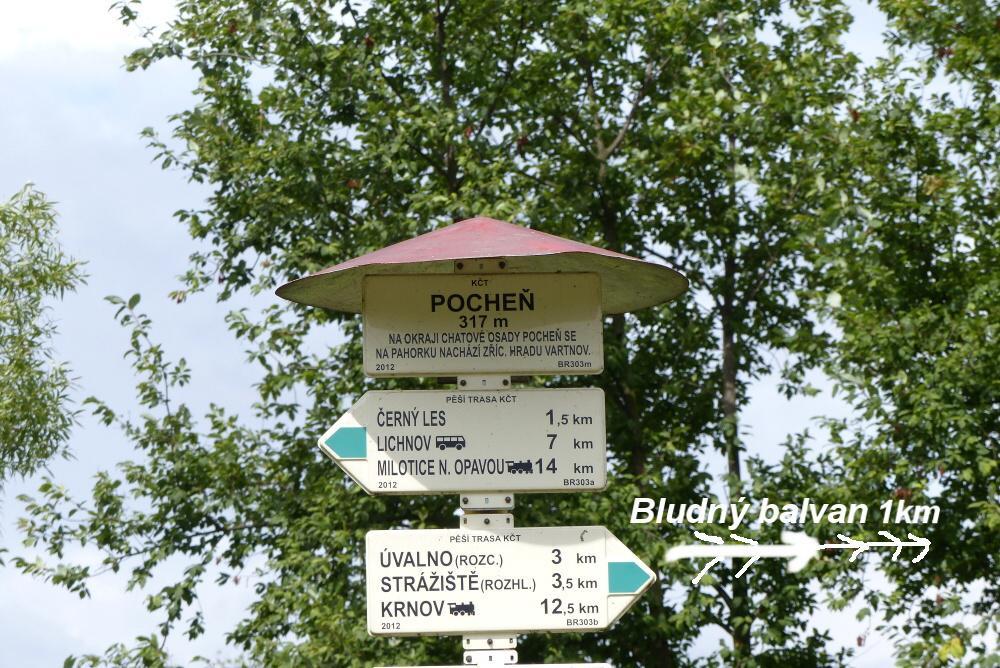 Rozcestník turistických tras