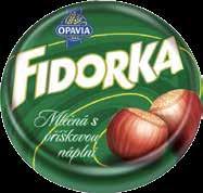 Pims lesní plody 147g OPA 10102228 Mondelez EAN: 5906747319892 Balení: 24 ks Fidorka bílá 30g OPA 10102353 Mondelez EAN: 85911505 Balení: 30