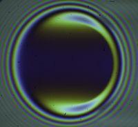Následně byla vyhodnocena tloušťka filmu ze získaných chromatických interferogramů. a) b) c) d) e) f) g) h) Obr 6.