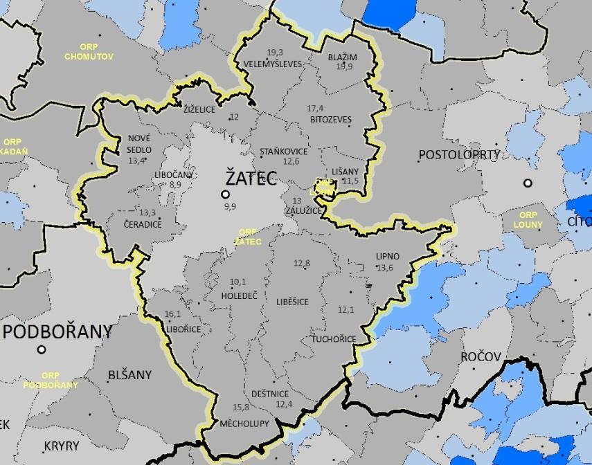 MÍRA NEZAMĚSTNANOSTI podíl nezaměstnaných v evidenci úřadů práce k počtu obyvatel ve věku 1564 let, který je základním a důležitým průřezovým ukazatelem shrnující míru