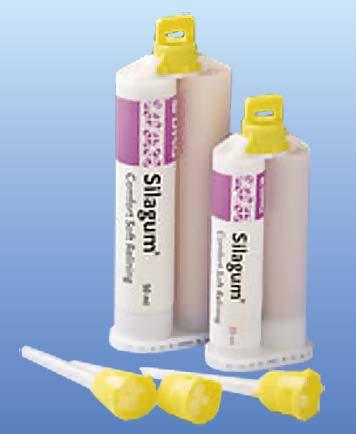INTERDENT LUSTROL Leštií příprvek pro úprvu povrhu měkkýh rezovíh mteriálů. 1 SADA Lustrol (6 ml Lustrol, 6 ml ktlyzátor) DC4559 848,- Výroe: Detx SILAGUM COMFORT Trvle měkký rezoví mteriál n ázi VPS.