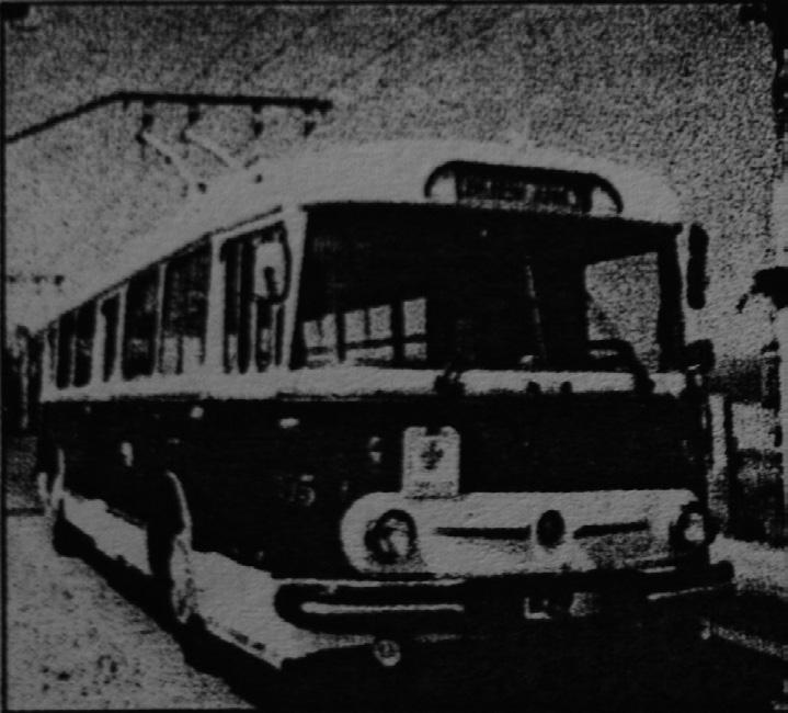 Trolejbusy typu 9Tr se v teplických ulicích objevily roku 1962.