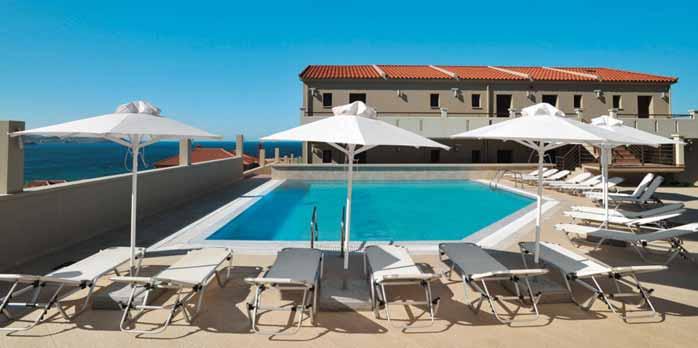 LIMNOS AGIOS IOANNIS Porto Plaza Beach Resort Hotel Polopenze plus Dítě výhodná cena Pro všechny generace Blízko moře a pláže Klidné prostředí Rezervujte včas ÚT, Pá 15 990 Kč * Dítě do 12 let na
