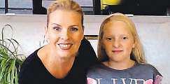 Vpondělí půvabná maminka Kateřina a její upovídaná dcerka Simonka sklízely úspěch jak za jídlo, tak za recitování vtipných říkanek po nadýchnutí se helia.