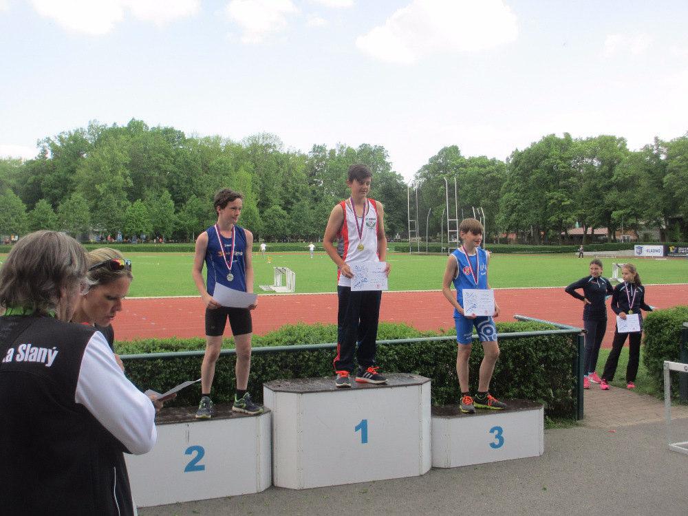 Mladší žáci finále krajského přeboru (vedoucí Vlasta Šlezová a Martin Radikovský) 1. SK Sporting Příbram 130 2. T. J. Sokol Kolín - atletika 97 3. Atletika Stará Boleslav 79 4. SKP Nymburk 69 5. A. C.