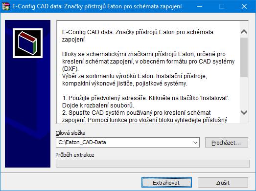 delší název adresáře (složky), nemusí se archiv rozbalit kompletně). Instalace DWG zabere cca 0.6GB.