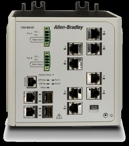 Fixed Fiber Dual Purpose Uplink Ports 10/100/1000