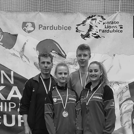 Medailisté z mistrovství Evropy 2017 (Pavel Krátký, Adéla Krátká, Daniel Nový, Žaneta Jantačová) Oddílem prošla velká řada šikovných a schopných sportovců a i v současné době se těší