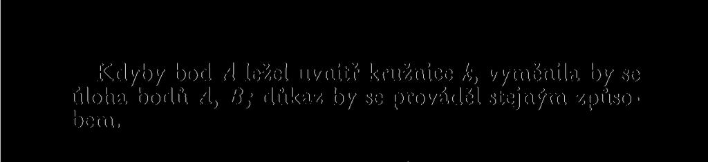 Nad úhlopříčkami daného lichoběžníka ABCD jako nad průměry jsou sestrojeny kružnice.