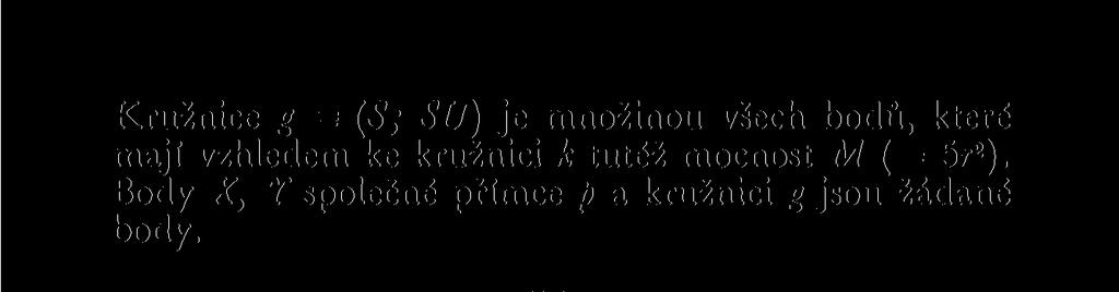 a) Jestliže d <\M, úloha má dvě různá řešení; b) jestliže d = ]/Aí, úloha má právě jedno řešení; c) jestliže