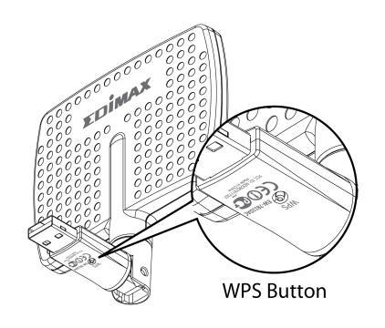 Stiskněte tlačítko WPS (často WPS/Reset) na vašem routeru/access pointu pro aktivaci WPS.