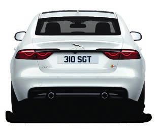 XF SEDAN ROZMĚRY Celková šířka včetně vnějších zpětných zrcátek: 091 mm Celková šířka se sklopenými vnějšími zpetnými zrcátky: 1 98 mm Objem zavazadlového prostoru: 540 litrů 1