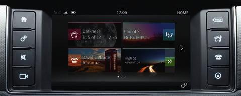 displejem s úhlopříčkou 1,3" s virtuálními stupnicemi a celoplošným zobrazováním map v režimu 3D Navigační systém Touch Pro Audiosystém Meridian (380 W) Rádio AM/FM, rozhraní Bluetooth a vstupy USB