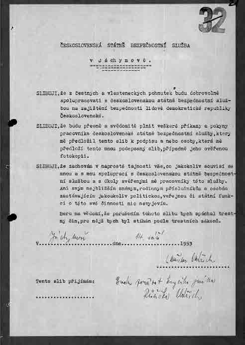 Zpravodajský slib Oldřicha