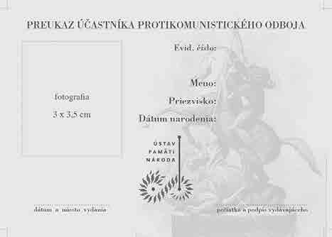 Vzor preukazu účastníka