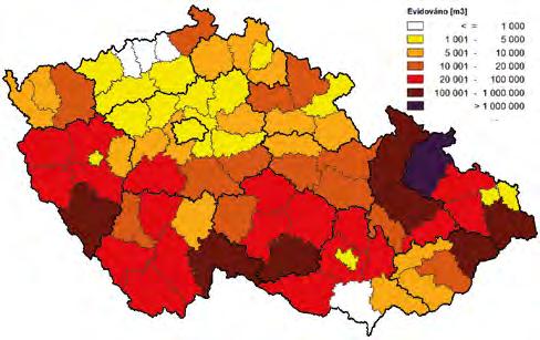 Absolutně nejvyšší odchyt v jednom lapači za celé sledované období dosáhl 24 500 brouků, a to v oblasti Žárovic u Plumlova. I zde jde o velmi Zpravodaj ochrany lesa.